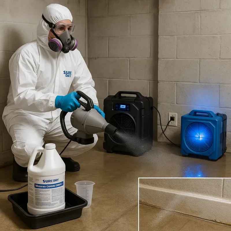 Sanitization and Odor Removal process in Rossville, MD